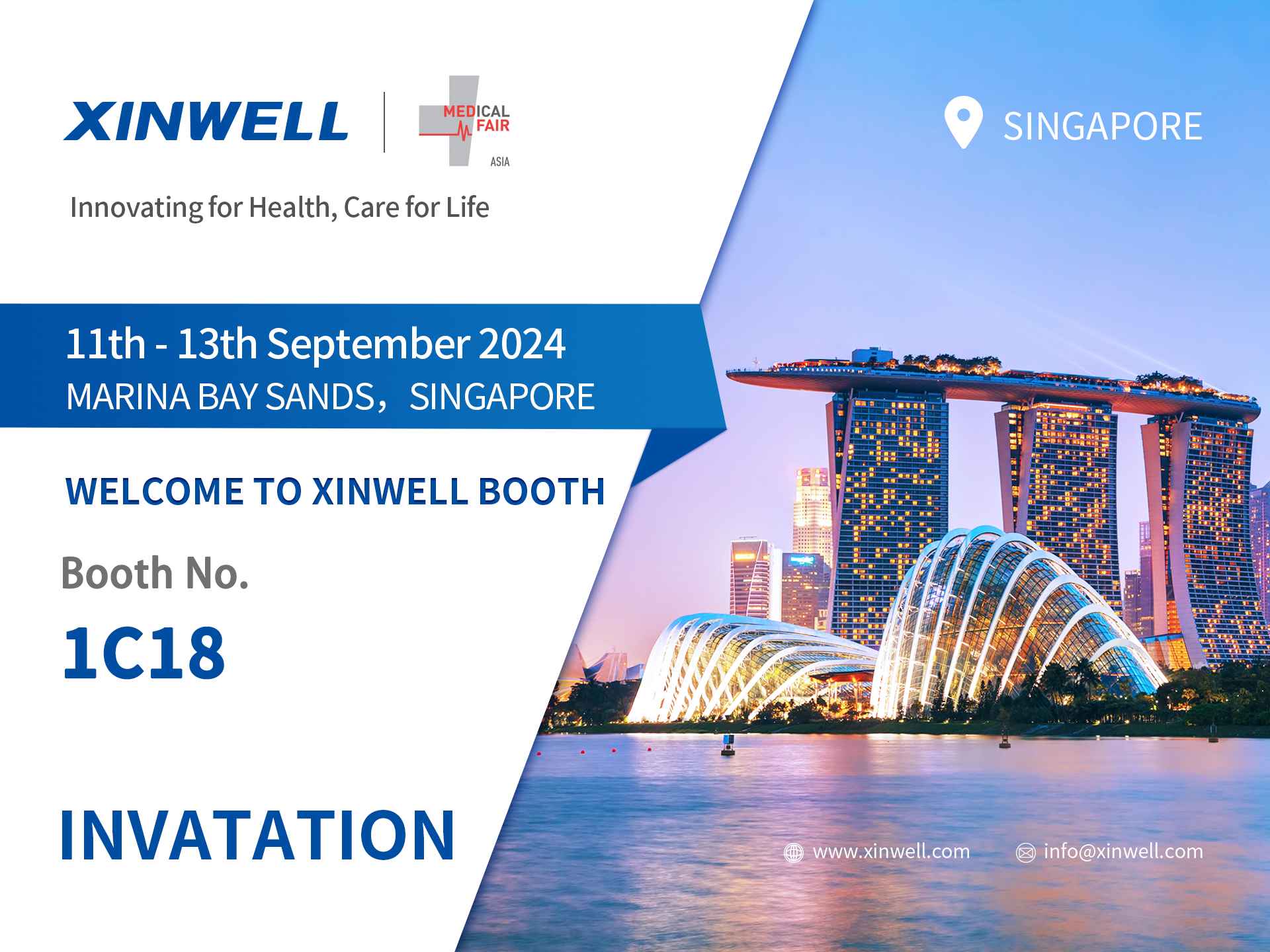 Xinwell Attend the MEDICAL FAIR ASIA 2024